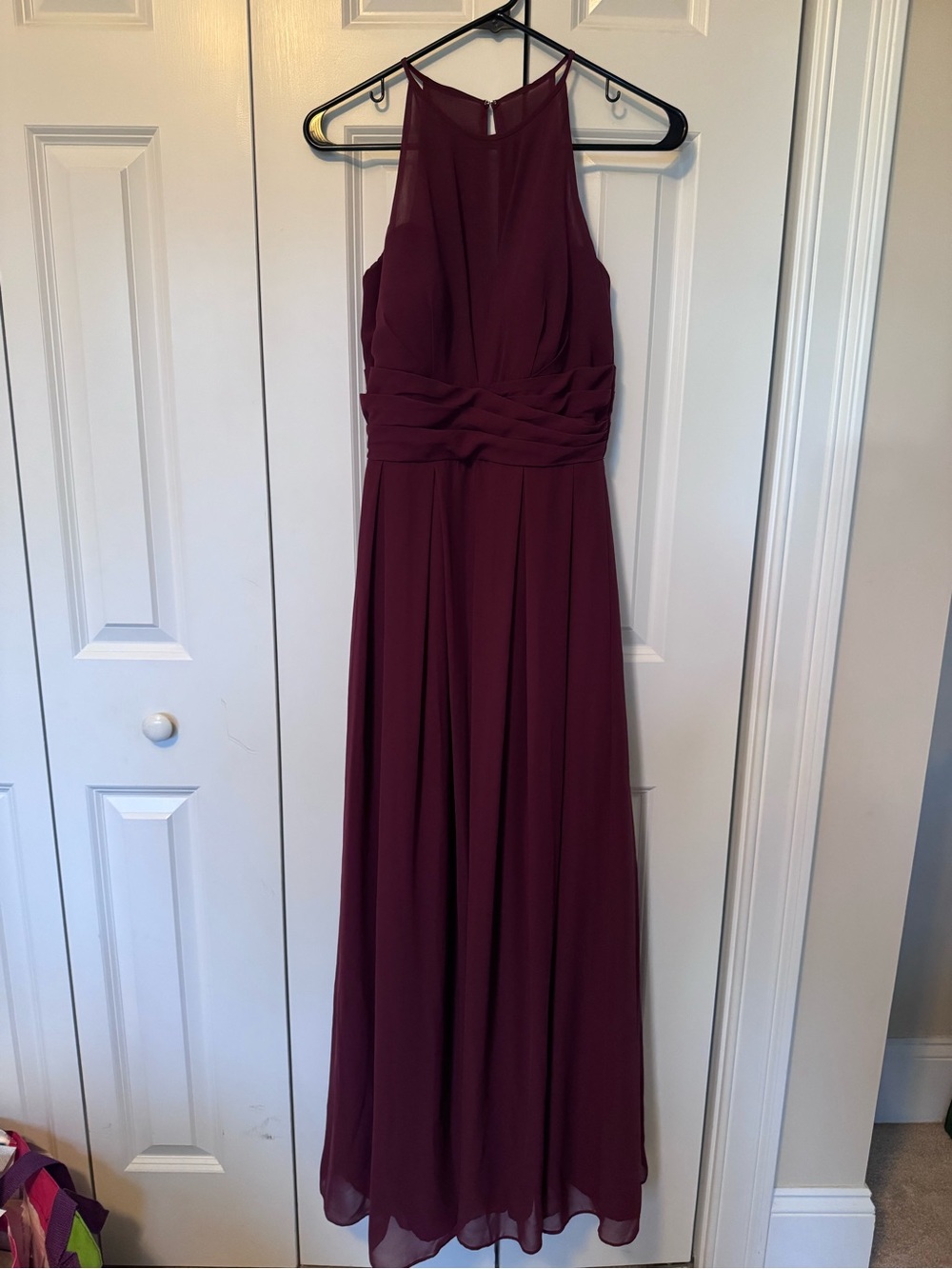 Jasmine Plum Halter Maxi Dress